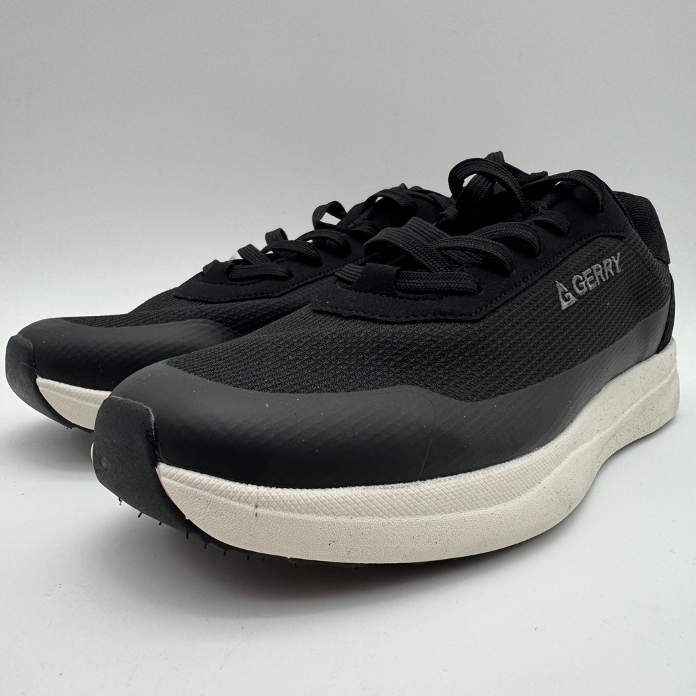 Gerry Creston Mens Athletic Sneakers Black Lightweight Lace Up Shoes Size 11 - Picture 1 of 9
